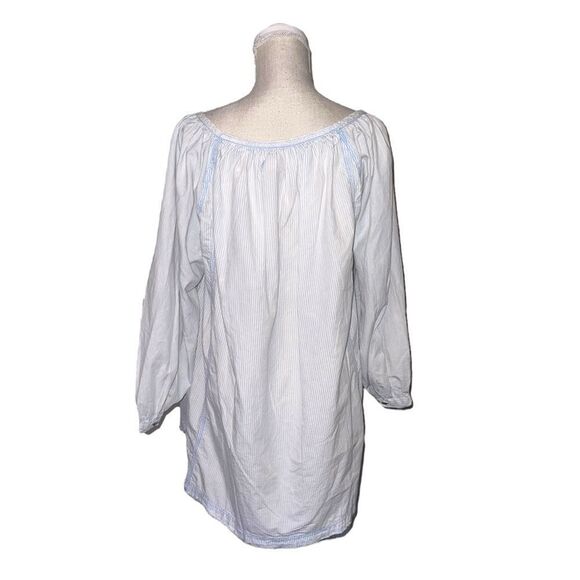 Free People Oxford Swing Tunic In Light Blue Combo - Picture 3 of 12